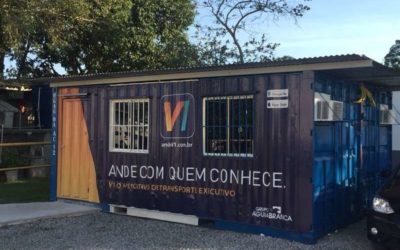 Container Escritório Acoplado para o Grupo Águia Branca
