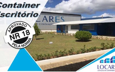 Container para canteiro de obras conforme NR 18