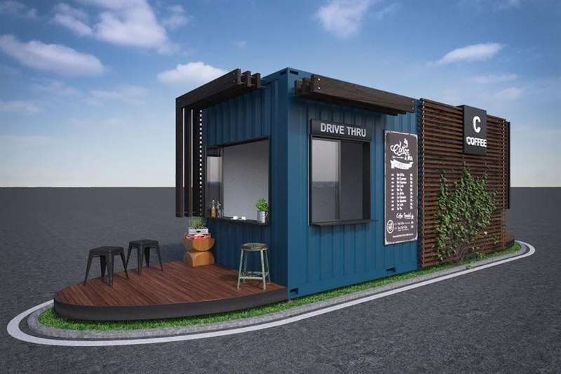 Container drive thru | Solução prática e econômica para seu negócio