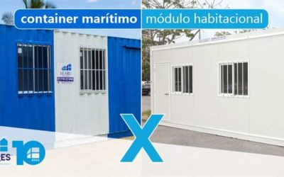 Container marítimo x Módulo Pré-moldado| Entenda as diferenças