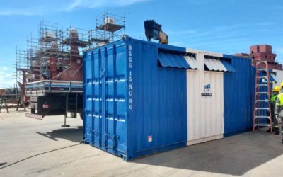 Uso de containers temporários em diversos setores