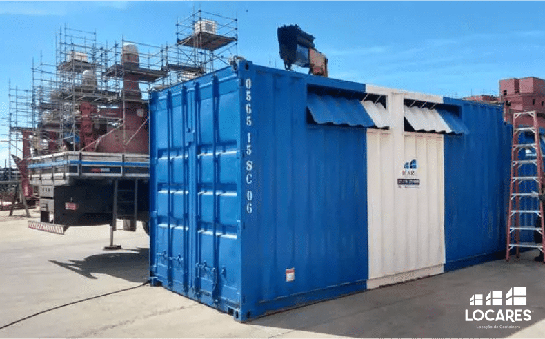 Complexo Operacional em Container para Sua Obra