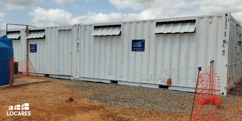 Container Banheiro para Grandes Canteiros de Obra 