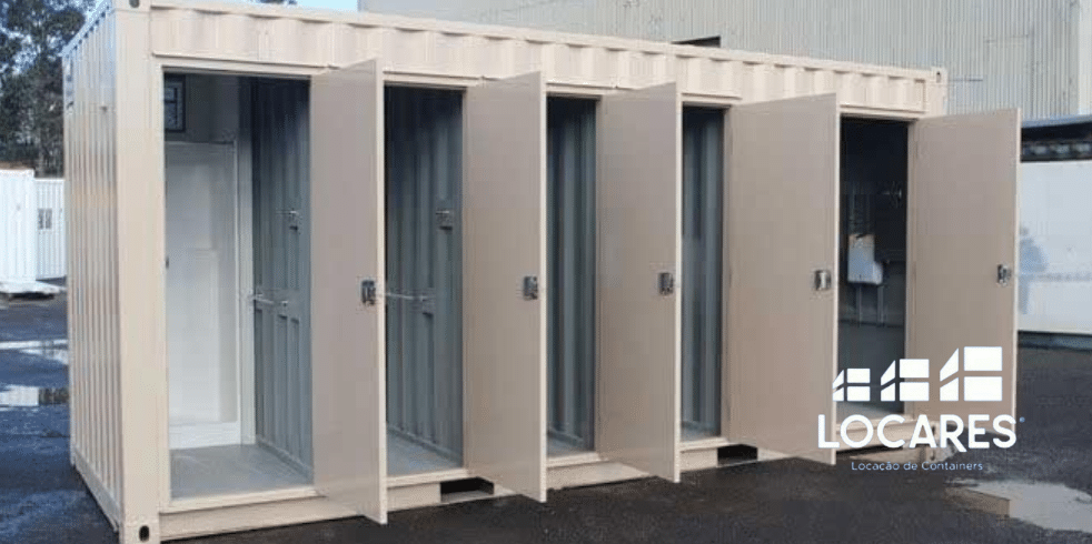 Containers Banheiro Para Uso Coletivo: Solução Para Indústrias e Obras