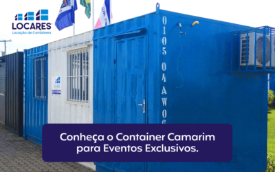 Conheça o Container Camarim para Eventos Exclusivos!