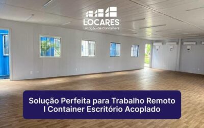 Solução Perfeita para Trabalho Remoto l Container Escritório Acoplado