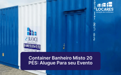 Container Banheiro Misto 20 PÉS: Alugue Para seu Evento