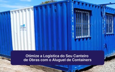 Locares Locação de Container ES BA RJ MG SP | Aluguel de Container ES BA RJ MG SP Otimize a Logística do Seu Canteiro de Obras com o Aluguel de Containers
