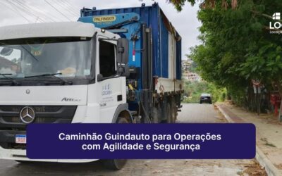 Caminhão Guindauto para Operações com Agilidade e Segurança