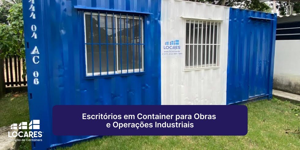Escritórios em Container para Obras e Operações Industriais Escritórios em Container para Obras e Operações Industriais