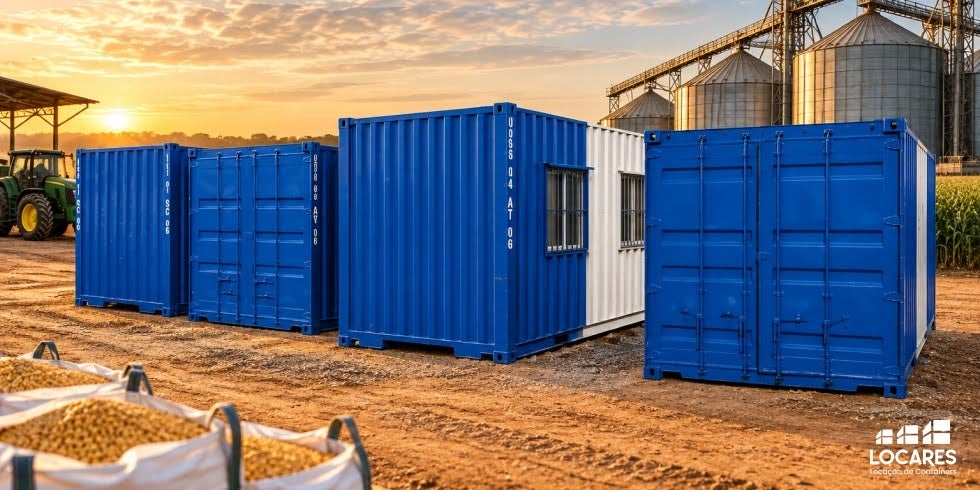 Containers para Agronegócio: Módulos de Apoio à Safra

